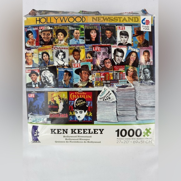Ken Keely Other - Ken Keeley “Hollywood Newstand” 1000 Piece Puzzle